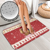 Sweden Christmas Bathroom Set God Jul Nordic Julbock - Wonder Print Shop