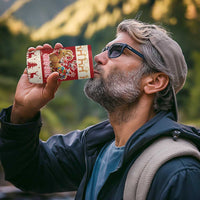 Sweden Christmas 4 in 1 Can Cooler Tumbler God Jul Nordic Julbock - Wonder Print Shop