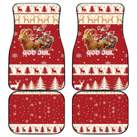 Sweden Christmas Car Mats God Jul Nordic Julbock - Wonder Print Shop