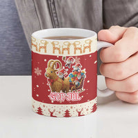 Sweden Christmas Ceramic Mug God Jul Nordic Julbock - Wonder Print Shop