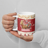 Sweden Christmas Ceramic Mug God Jul Nordic Julbock - Wonder Print Shop
