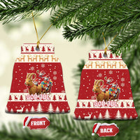 Sweden Christmas Ceramic Ornament God Jul Nordic Julbock - Wonder Print Shop