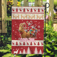 Sweden Christmas Garden Flag God Jul Nordic Julbock - Wonder Print Shop