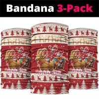 Sweden Christmas Neck Gaiter God Jul Nordic Julbock - Wonder Print Shop
