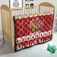 Sweden Christmas Quilt God Jul Nordic Julbock - Wonder Print Shop