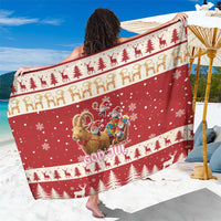 Sweden Christmas Sarong God Jul Nordic Julbock - Wonder Print Shop