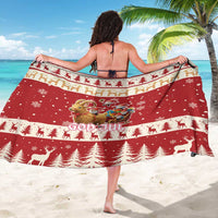 Sweden Christmas Sarong God Jul Nordic Julbock - Wonder Print Shop