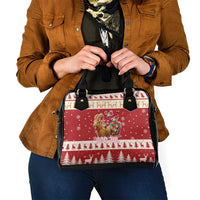 Sweden Christmas Shoulder Handbag God Jul Nordic Julbock - Wonder Print Shop