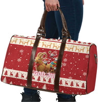 Sweden Christmas Travel Bag God Jul Nordic Julbock - Wonder Print Shop