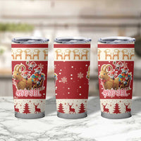 Sweden Christmas Tumbler Cup God Jul Nordic Julbock - Wonder Print Shop