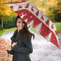 Sweden Christmas Umbrella God Jul Nordic Julbock - Wonder Print Shop