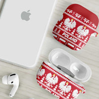 Poland Christmas AirPods Case Emblem With Flag Style - Wonder Print Shop