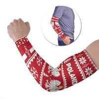 Poland Christmas Arm Sleeves Emblem With Flag Style - Wonder Print Shop
