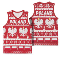 Poland Christmas Basketball Jersey Emblem With Flag Style - Wonder Print Shop