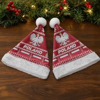 Poland Christmas Santa Hat Emblem With Flag Style - Wonder Print Shop