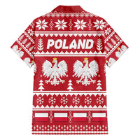 Poland Christmas Hawaiian Shirt Emblem With Flag Style - Wonder Print Shop