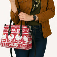 Poland Christmas Leather Bag Emblem With Flag Style - Wonder Print Shop