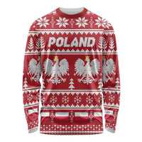Poland Christmas Long Sleeve Shirt Emblem With Flag Style - Wonder Print Shop