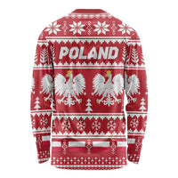 Poland Christmas Long Sleeve Shirt Emblem With Flag Style - Wonder Print Shop