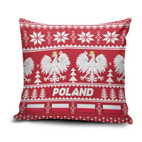 Poland Christmas Pillow Cover Emblem With Flag Style - Wonder Print Shop