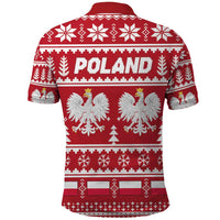 Poland Christmas Polo Shirt Emblem With Flag Style - Wonder Print Shop