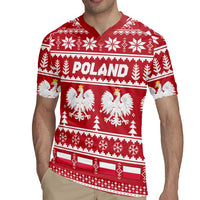 Poland Christmas Rugby Jersey Emblem With Flag Style - Wonder Print Shop