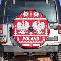 Poland Christmas Spare Tire Cover Emblem With Flag Style - Wonder Print Shop
