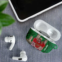 Personalized Caernarfonshire Wales AirPods Case Caernarfon Castle and Emblem Celtic Style - Wonder Print Shop