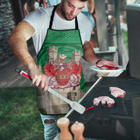 Personalized Caernarfonshire Wales Apron Caernarfon Castle and Emblem Celtic Style - Wonder Print Shop