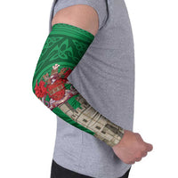 Personalized Caernarfonshire Wales Arm Sleeves Caernarfon Castle and Emblem Celtic Style - Wonder Print Shop