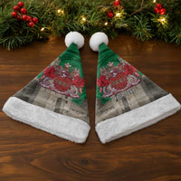 Personalized Caernarfonshire Wales Christmas Santa Hat Caernarfon Castle and Emblem Celtic Style - Wonder Print Shop