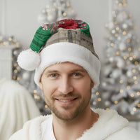 Personalized Caernarfonshire Wales Christmas Santa Hat Caernarfon Castle and Emblem Celtic Style - Wonder Print Shop