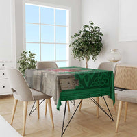 Personalized Caernarfonshire Wales Tablecloth Caernarfon Castle and Emblem Celtic Style - Wonder Print Shop