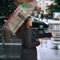 Personalized Caernarfonshire Wales Umbrella Caernarfon Castle and Emblem Celtic Style - Wonder Print Shop