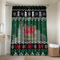 Caernarfonshire Wales Christmas Bathroom Set Caernarfon Castle Red Dragon - Wonder Print Shop