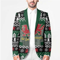 Caernarfonshire Wales Christmas Blazer Caernarfon Castle Red Dragon - Wonder Print Shop