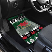 Caernarfonshire Wales Christmas Car Mats Caernarfon Castle Red Dragon - Wonder Print Shop