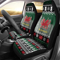Caernarfonshire Wales Christmas Car Seat Cover Caernarfon Castle Red Dragon - Wonder Print Shop