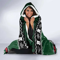 Caernarfonshire Wales Christmas Hooded Blanket Caernarfon Castle Red Dragon - Wonder Print Shop
