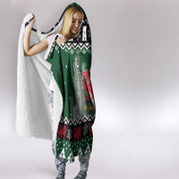 Caernarfonshire Wales Christmas Hooded Blanket Caernarfon Castle Red Dragon - Wonder Print Shop