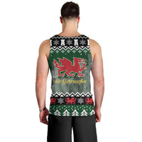 Caernarfonshire Wales Christmas Men Tank Top Caernarfon Castle Red Dragon - Wonder Print Shop