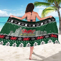 Caernarfonshire Wales Christmas Sarong Caernarfon Castle Red Dragon - Wonder Print Shop