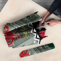 Caernarfonshire Wales Christmas Umbrella Caernarfon Castle Red Dragon - Wonder Print Shop