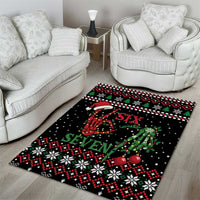 Funny Six Seven Skeleton Hand Area Rug Meme Gen Alpha Slang - Wonder Print Shop