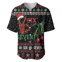 Funny Six Seven Skeleton Hand Baseball Jersey Meme Gen Alpha Slang - Wonder Print Shop