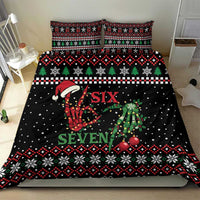 Funny Six Seven Skeleton Hand Bedding Set Meme Gen Alpha Slang - Wonder Print Shop