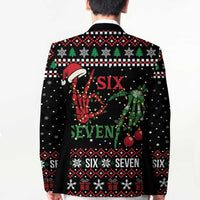 Funny Six Seven Skeleton Hand Blazer Meme Gen Alpha Slang - Wonder Print Shop