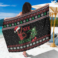 Funny Six Seven Skeleton Hand Sarong Meme Gen Alpha Slang - Wonder Print Shop