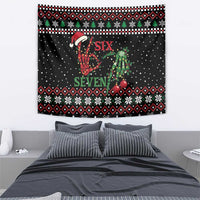 Funny Six Seven Skeleton Hand Tapestry Meme Gen Alpha Slang - Wonder Print Shop