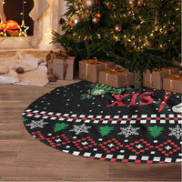 Funny Six Seven Skeleton Hand Tree Skirt Meme Gen Alpha Slang - Wonder Print Shop